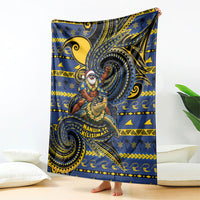 Tokelau Christmas Blanket Santa Riding Sea Turtle DT05 - Polynesian Pride