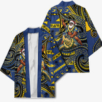 Tokelau Christmas Kimono Santa Riding Sea Turtle DT05 - Polynesian Pride