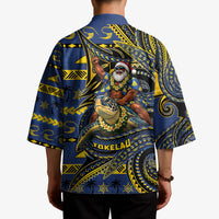 Tokelau Christmas Kimono Santa Riding Sea Turtle DT05 - Polynesian Pride