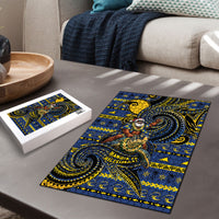 Tokelau Christmas Puzzle Santa Riding Sea Turtle DT05 - Polynesian Pride