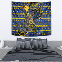 Tokelau Christmas Tapestry Santa Riding Sea Turtle DT05 - Polynesian Pride
