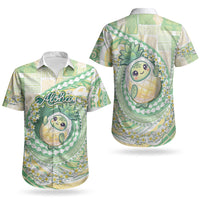 Hawaii Pineapple Couples Matching Summer Maxi Dress and Hawaiian Shirt Cute Cosplay Turtle Plumeria Spiral DT05 - Polynesian Pride