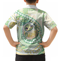 Hawaii Pineapple Kid Hawaiian Shirt Cute Cosplay Turtle Plumeria Spiral DT05 - Polynesian Pride