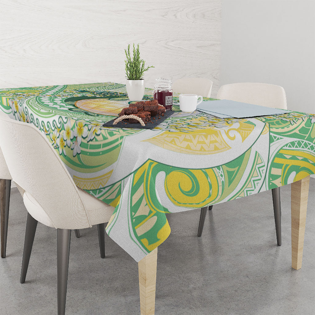 Hawaii Pineapple Tablecloth Cute Cosplay Turtle Plumeria Spiral