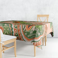 Hawaii Papaya Tablecloth Cute Cosplay Humuhumu Fish Plumeria Waves DT05 - Polynesian Pride