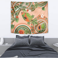 Hawaii Papaya Tapestry Cute Cosplay Humuhumu Fish Plumeria Waves DT05 - Polynesian Pride