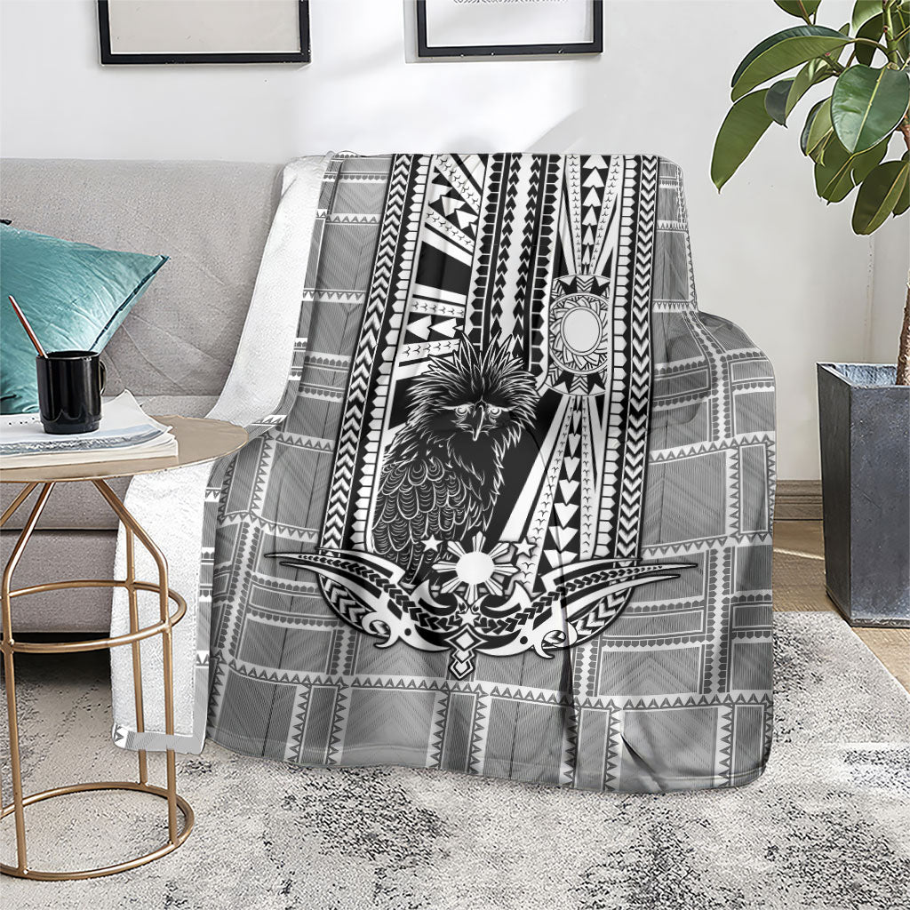 Mabuhay Philippines Festival Blanket Philippine Eagle Sun Three Stars Barong Pattern DT05 - Polynesian Pride