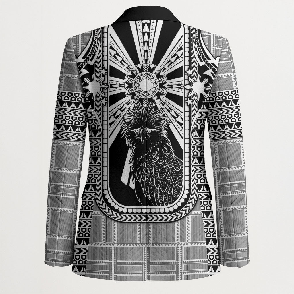 Mabuhay Philippines Festival Blazer Philippine Eagle Sun Three Stars Barong Pattern DT05 - Polynesian Pride