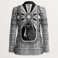 Mabuhay Philippines Festival Blazer Philippine Eagle Sun Three Stars Barong Pattern DT05 - Polynesian Pride