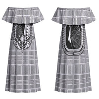 Mabuhay Philippines Festival Couples Matching Off Shoulder Maxi Dress and Hawaiian Shirt Philippine Eagle Sun Three Stars Barong Pattern DT05 - Polynesian Pride