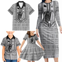 Mabuhay Philippines Festival Family Matching Long Sleeve Bodycon Dress and Hawaiian Shirt Philippine Eagle Sun Three Stars Barong Pattern DT05 - Polynesian Pride