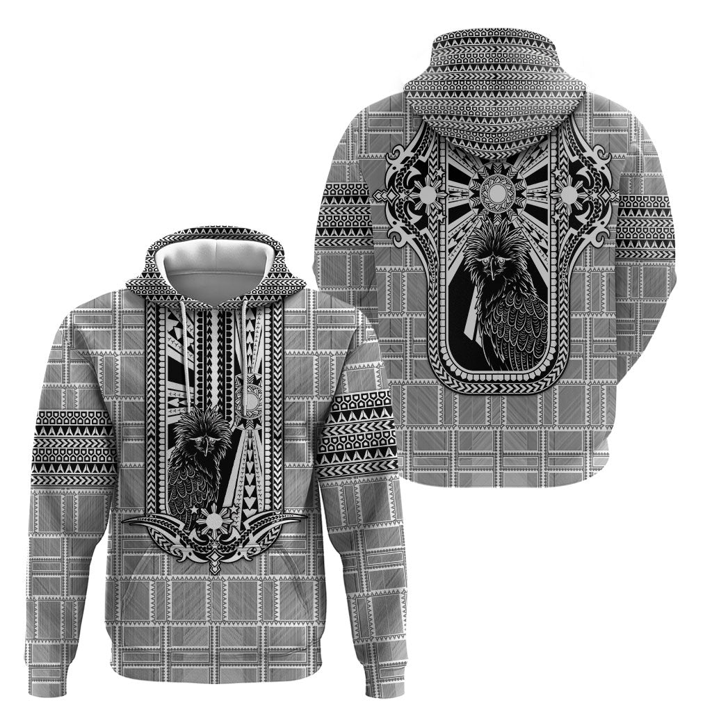 Mabuhay Philippines Festival Hoodie Philippine Eagle Sun Three Stars Barong Pattern DT05 - Polynesian Pride