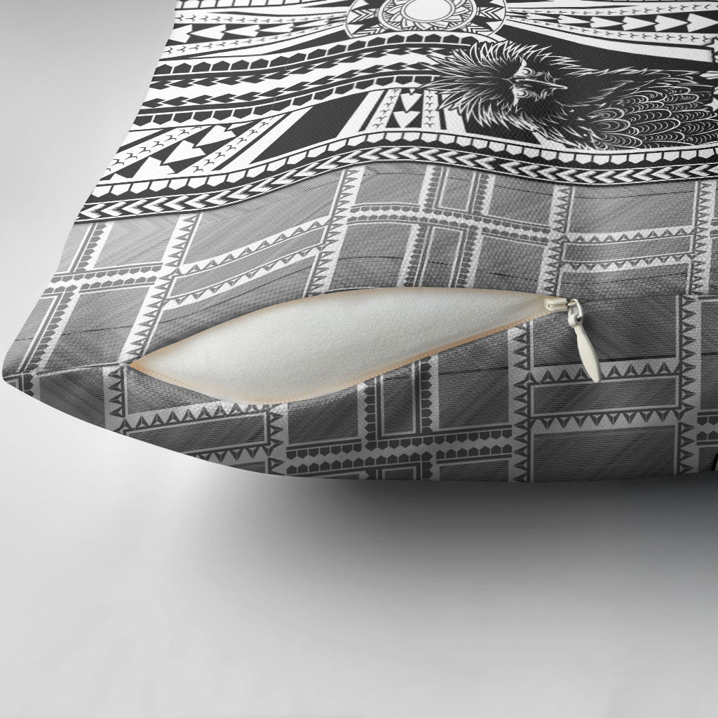 Mabuhay Philippines Festival Pillow Cover Philippine Eagle Sun Three Stars Barong Pattern DT05 - Polynesian Pride