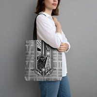 Mabuhay Philippines Festival Tote Bag Philippine Eagle Sun Three Stars Barong Pattern DT05 - Polynesian Pride