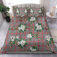 Red Binakol Motifs With Jasminum Sambac Bedding Set Mabuhay Philippines Festival DT05 - Polynesian Pride
