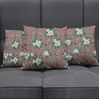 Red Binakol Motifs With Jasminum Sambac Pillow Cover Mabuhay Philippines Festival DT05 - Polynesian Pride