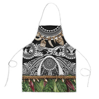 Polynesia Maui Black Tattoo Inspired Apron Tropical Leaf Skirt Costume DT05 Black - Polynesian Pride