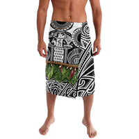 Polynesia Maui Black Tattoo Inspired Lavalava Tropical Leaf Skirt Costume DT05 Black - Polynesian Pride