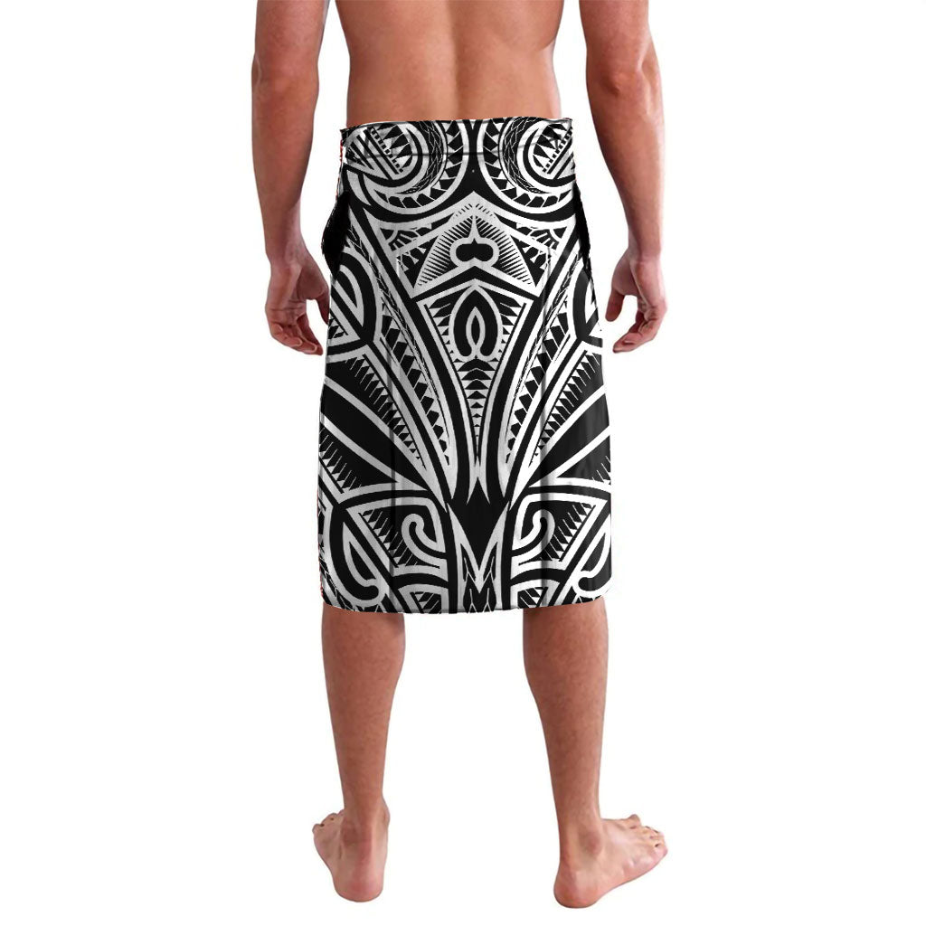 Polynesia Maui Black Tattoo Inspired Lavalava Tropical Leaf Skirt Costume DT05 - Polynesian Pride
