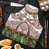 Polynesia Maui Umber Tattoo Inspired Apron Tropical Leaf Skirt Costume DT05 Brown - Polynesian Pride