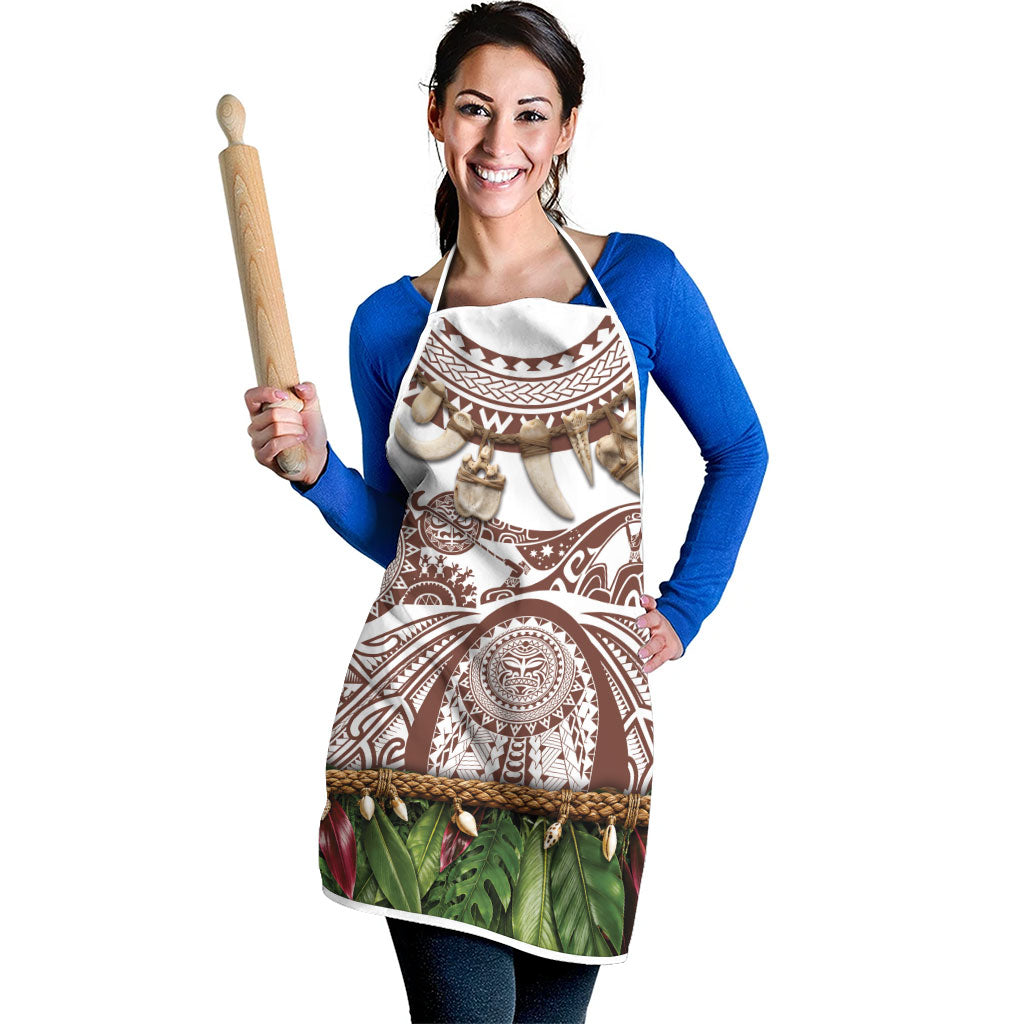 Polynesia Maui Umber Tattoo Inspired Apron Tropical Leaf Skirt Costume DT05 - Polynesian Pride