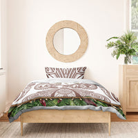 Polynesia Maui Umber Tattoo Inspired Bedding Set Tropical Leaf Skirt Costume DT05 - Polynesian Pride