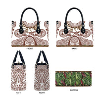 Polynesia Maui Umber Tattoo Inspired Leather Bag Tropical Leaf Skirt Costume DT05 - Polynesian Pride
