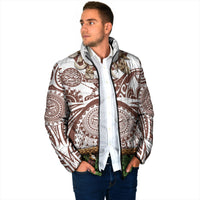 Polynesia Maui Umber Tattoo Inspired Padded Jacket Tropical Leaf Skirt Costume DT05 - Polynesian Pride