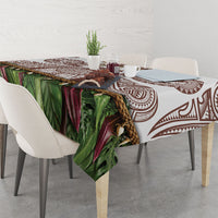 Polynesia Maui Umber Tattoo Inspired Tablecloth Tropical Leaf Skirt Costume DT05 - Polynesian Pride