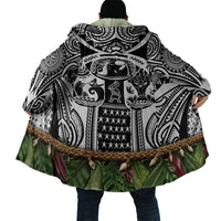 Polynesia Maui White Tattoo Inspired Cloak Tropical Leaf Skirt Costume DT05 - Polynesian Pride