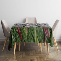 Polynesia Maui White Tattoo Inspired Tablecloth Tropical Leaf Skirt Costume DT05 - Polynesian Pride