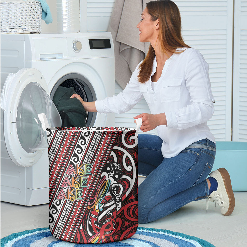 Maori Language Week Laundry Basket Ake Ake Ake Tribal Patterns DT05 - Polynesian Pride