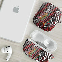 Maori Language Week AirPods Case Ake Ake Ake Tribal Patterns DT05 - Polynesian Pride