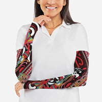 Personalised Maori Language Week Arm Sleeves Ake Ake Ake Tribal Patterns DT05 - Polynesian Pride
