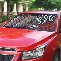 Maori Language Week Auto Sun Shade Ake Ake Ake Tribal Patterns DT05 - Polynesian Pride