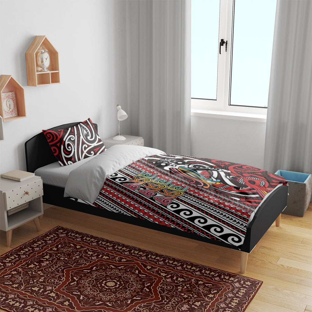 Maori Language Week Bedding Set Ake Ake Ake Tribal Patterns DT05 - Polynesian Pride