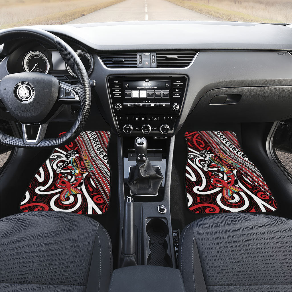 Personalised Maori Language Week Car Mats Ake Ake Ake Tribal Patterns