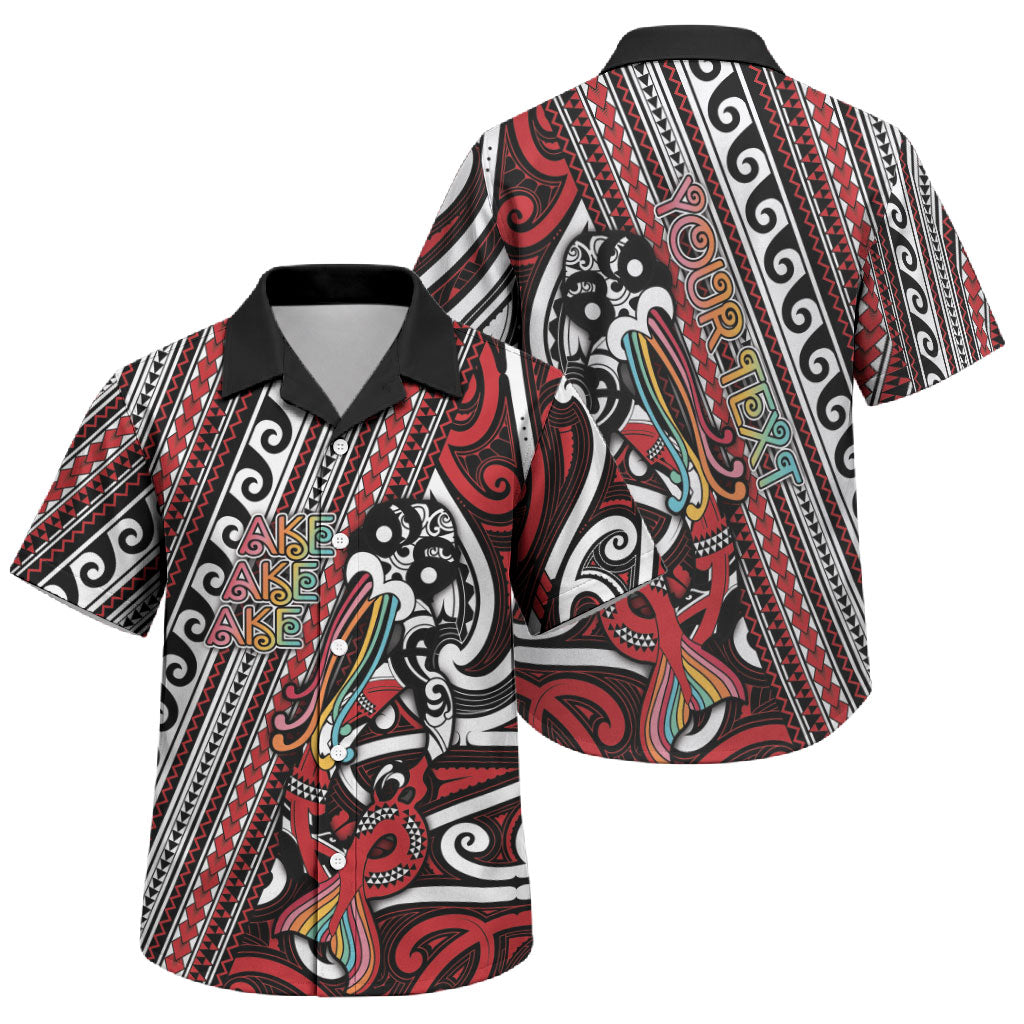 Personalised Maori Language Week Family Matching Mermaid Dress and Hawaiian Shirt Ake Ake Ake Tribal Patterns
