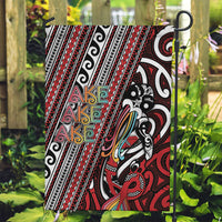 Maori Language Week Garden Flag Ake Ake Ake Tribal Patterns DT05 Garden Flag Red - Polynesian Pride