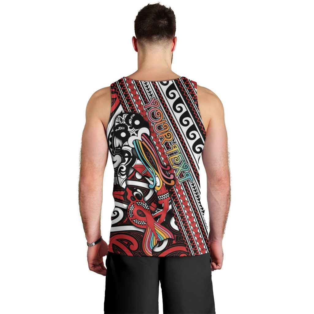 Personalised Maori Language Week Men Tank Top Ake Ake Ake Tribal Patterns DT05 - Polynesian Pride