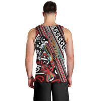 Personalised Maori Language Week Men Tank Top Ake Ake Ake Tribal Patterns DT05 - Polynesian Pride