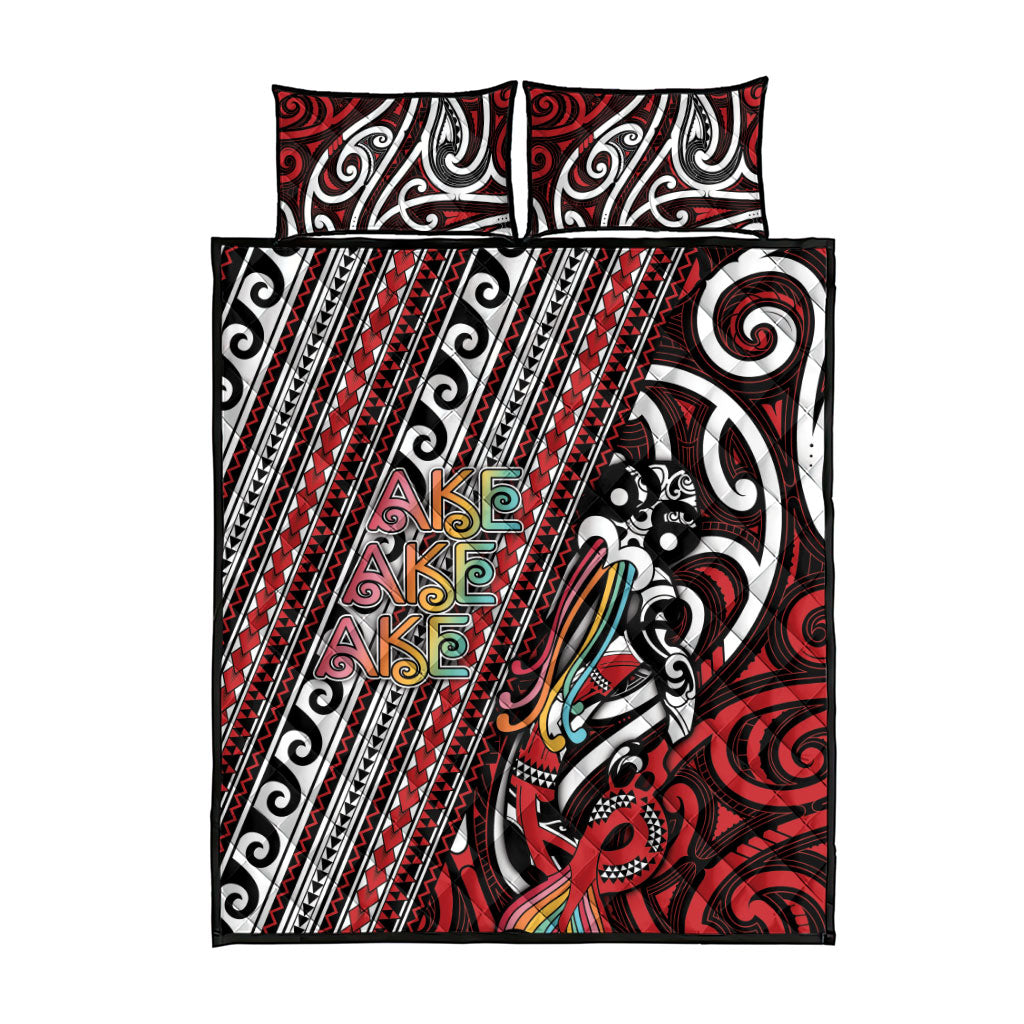 Maori Language Week Quilt Bed Set Ake Ake Ake Tribal Patterns DT05 - Polynesian Pride