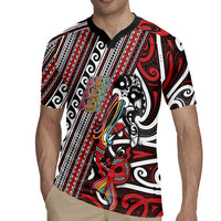 Personalised Maori Language Week Rugby Jersey Ake Ake Ake Tribal Patterns DT05 - Polynesian Pride