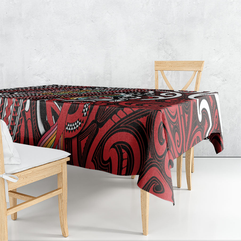 Maori Language Week Tablecloth Ake Ake Ake Tribal Patterns DT05 - Polynesian Pride