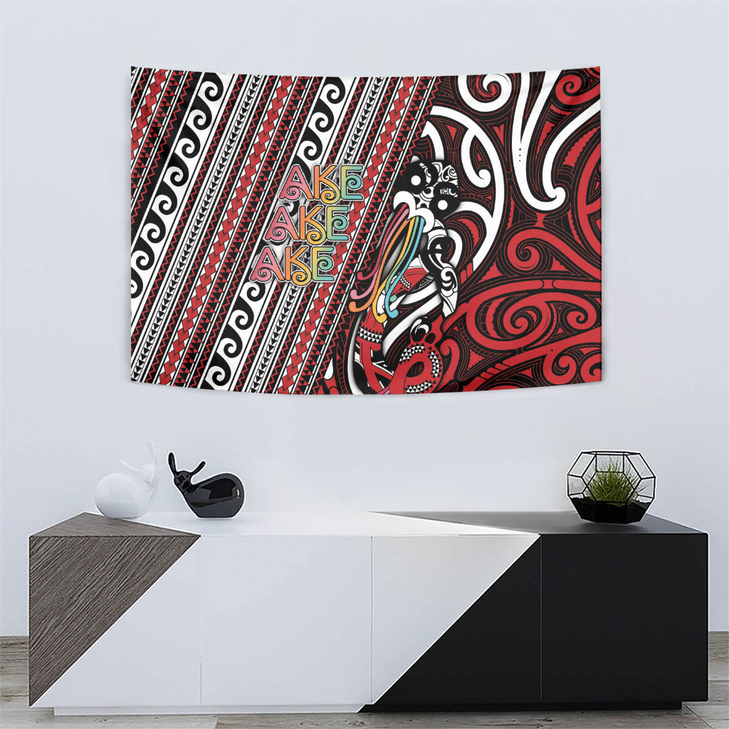 Maori Language Week Tapestry Ake Ake Ake Tribal Patterns DT05 - Polynesian Pride