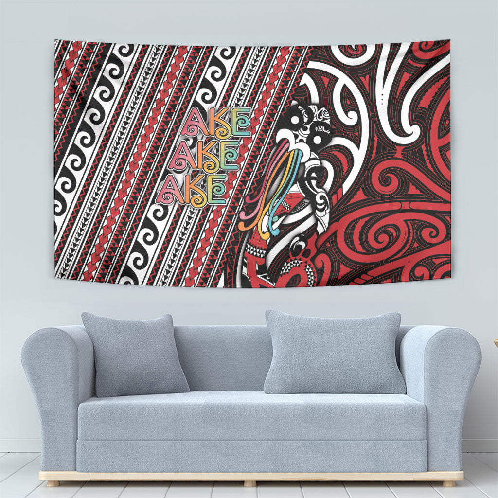 Maori Language Week Tapestry Ake Ake Ake Tribal Patterns DT05 - Polynesian Pride