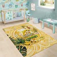 Hawaii Banana Dolphin Area Rug Cute Cosplay Naiʻa Fish Tribal Patterns DT05 - Polynesian Pride