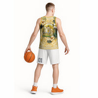 Hawaii Banana Dolphin Basketball Jersey Cute Cosplay Naiʻa Fish Tribal Patterns DT05 - Polynesian Pride