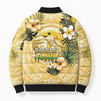 Hawaii Banana Dolphin Bomber Puffer Jacket Cute Cosplay Naiʻa Fish Tribal Patterns DT05 - Polynesian Pride