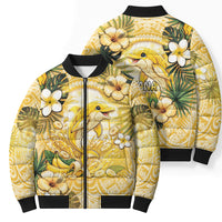 Hawaii Banana Dolphin Bomber Puffer Jacket Cute Cosplay Naiʻa Fish Tribal Patterns DT05 - Polynesian Pride
